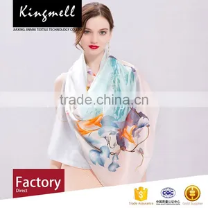 Custom-made Silk Satin Printed Scarf From Chinese Supplier thumbnail-1