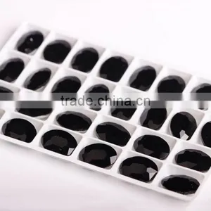 18*25mm Cheap Factory Sell Oval Crystal Glass Stones thumbnail-1