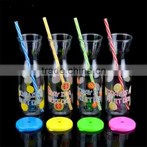 PET Plastic Beverage Cup Kids Drinking Cup Disposable KTV BAR Drinking Cups thumbnail-2