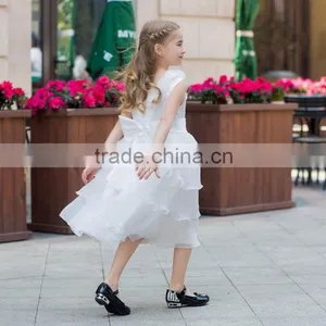 Sleeveless Net Fabric Ball Grown Dress for Baby Girl Summer Dress thumbnail-2