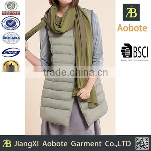 2015 Fast Delivery Light Outdoor Puffer Woman Down Vest thumbnail-1