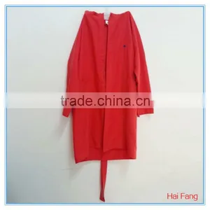 Wholesale Unisex Microfiber Bathrobe, Polyester Hooded Microfiber Bathrobe thumbnail-1