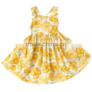 ShiJ Kids Girls Dress Floral Wholesale Children's Boutique Clothing thumbnail-5