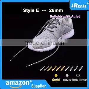 (MOQ:100pcs) 26mm Yeezy Lace Bullet Metal Tips for Sneaker Shoes - Metal Aglets Shoelaces Tips Replacement for Air Yeezy Shoes thumbnail-6