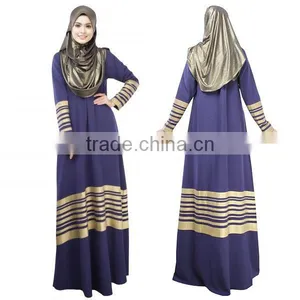 Walson 2017 New Arival Dubai Fancy Kaftan Abaya Ladies Wholesale Maxi Muslim Dress thumbnail-3
