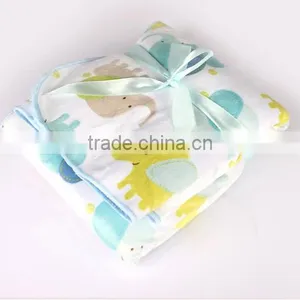 Premium Reversible Knitted Baby Blankets thumbnail-4
