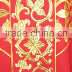 China Factory Supply White Clergy Surplice Robe Gown Acrylic Church Textile thumbnail-2
