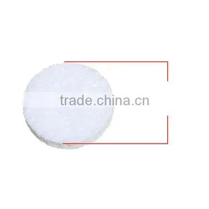 Nonwovens Felt Oil Diffuser Pads Craft Round White Applique Embroidery Custom Patches thumbnail-2