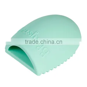 Cleaning Make up Washing Brush Silicone Glove Scrubber Cosmetic Foundation Powder Clean Tools New Pop Brush Egg thumbnail-5