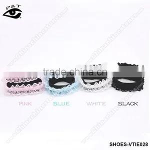 4 Colors Lace Ribbon Shoe Lace Elastic Straps For High Heels thumbnail-1