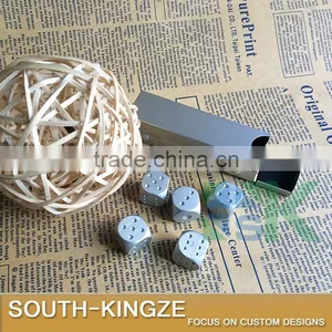 Silver Plating Creation Folk Arts Metal Rolling Dice in Long Square Silver Color Metal Packing Box thumbnail-6