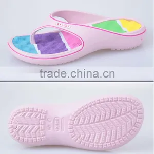 Hot Colourful EVA Flip Flop Clog for Lady,Attractive,lovely,quick Dry and Anti-skid thumbnail-1