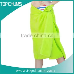 Personalized Solid Color Cotton Bath Towel Dress thumbnail-1