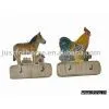 Wooden Carving -horse & Rooster thumbnail-1