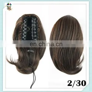Womens Synthetic Sexy Short Wave Drawstring Hair Ponytails HPC-0178 thumbnail-1