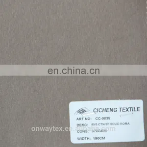 CC-0035 2014 New Styles Cotton and Spandex CTN/SP 95/5 Ponte Roma Knitted Fabric for Garments thumbnail-1
