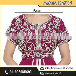 Most Admirable Evening Wear Home Gown Fustan For Arabian Women 6566 thumbnail-2