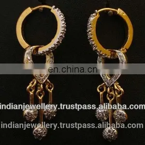 Cz Earrings Jewelry Manufacturer, Cz Chandelier Jewellery Exporter thumbnail-4