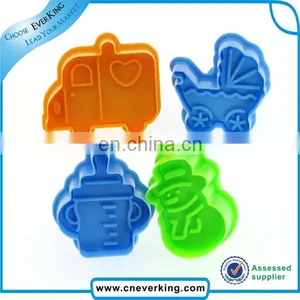 New Plastic Colorful Personalized Cute Cookie Cutter Set thumbnail-4