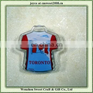 Advertising and Decoration Blank Acrylic T-shirt Key Chains thumbnail-1