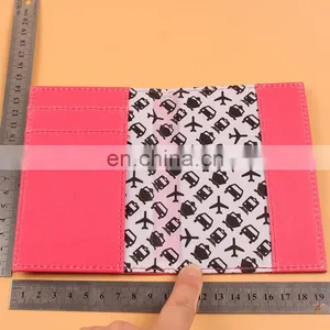 Hot Sale Custom Pink Passport Holder thumbnail-2
