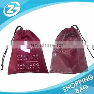 Cosmetic Packaging Promotion Custom Travel Cheap Clear PVC Drawstring Bags thumbnail-6