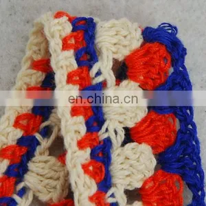 Italy Design 2017 Fashion Colorful Cotton Handmade Trimming thumbnail-6