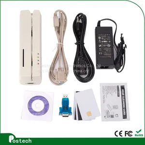 New Magnetic Card and EMV IC Card Reader/Writer for Lo&Hi Co Track 1, 2 & 3 MCR200 thumbnail-3
