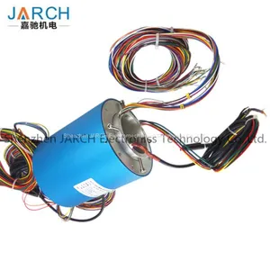 70mm Hollow Shaft Slip Rings Rotating Electrical Connector Through Bore Slip Ring thumbnail-1