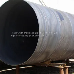 API 5L Spiral Steel Pipe Liquid Gas Transportation Welded Steel Pipe For Sale thumbnail-4