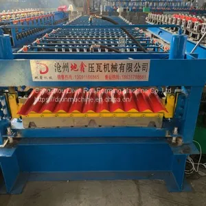 Colored Steel Corrugated Roll Forming Machine Trapezoidal Forming Machine thumbnail-4