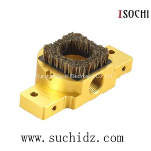 Yellow Pressure Foot Cup With Brush Machine Spindle Parts for PCB BTF Machine thumbnail-1