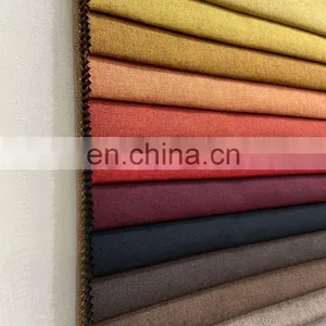 Sofa Fabric High Quality Upholster 100% Polyester Woven Trending Products Coating Sofa Linen Look Fabric thumbnail-2