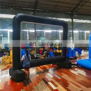 Cheap Nylon Fabric Air Blow Up Portable Screen , Inflatable Movie Screen For Family or Commercial Use thumbnail-5