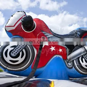 Motorcycle Theme Inflatable Interactive Pull Riding Games For Adults thumbnail-3
