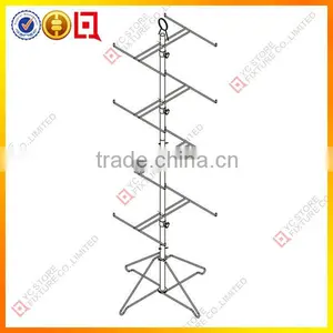 4 Tier 4 Hooks Wire Display Spinner Racks thumbnail-1