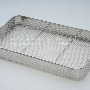 Perforated Stainless Steel Trays Instrument Baskets Side Perforated thumbnail-3