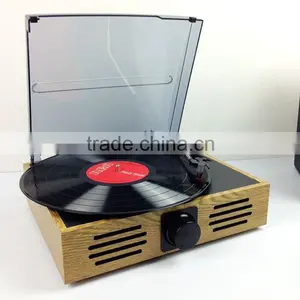 Classic Vintage Design!!! Simple Turntable& Vinyl Record LP thumbnail-1