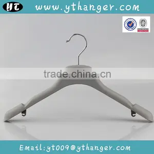 HA6878 Cheap Notched Plastic Hanger Rubber Coated Clothes Hanger thumbnail-5