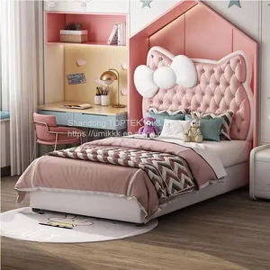 Umikk Kids Style Bed Customized Bedroom Furniture Bed Solid Wood Frame Bunk Bed thumbnail-5