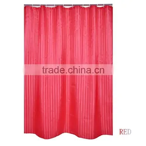 High Quality Hotel Hookless Decorative Shower Curtain, Clear Jacquard Shower Curtain thumbnail-4
