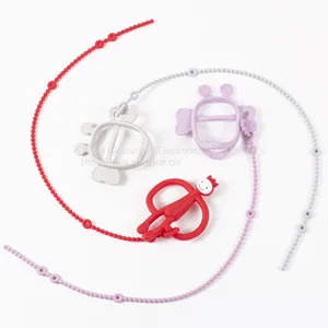 Baby Pacifier Teether Holder Straps Silicone Baby Toy Chain by Weiqi thumbnail-2