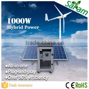 Residential 1KW Hybrid Wind Solar Power System thumbnail-1