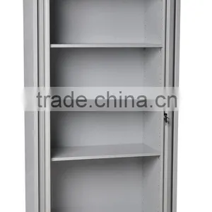 (DL-T2 ) American Standard KD Grey 5 Layer Full Height Tambour Door Lockable Metal Filing Storage Cabinets thumbnail-3