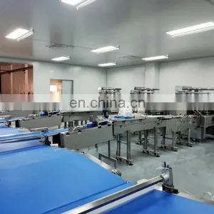 High Quality Full Servo Pillow Type Frozen Food Dumpling Pizza Hamburger Automatic Flow Packaging Machine thumbnail-4