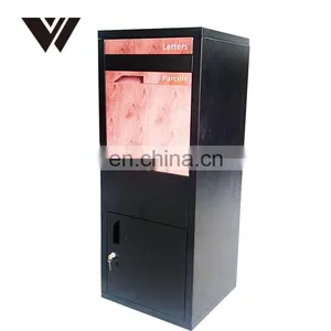 Postal Secure Waterproof Outdoor Top Opening Standalone Courier Parcel Delivery Box With Anti Theft Lock thumbnail-4