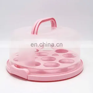 Round Plastic Cake Carrier Wholesale thumbnail-3