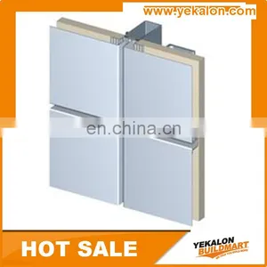 High Quality Hot Design Aluminum Composite Panel Curtain Wall ACP Facade From China Manufacturer thumbnail-2