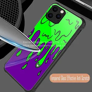 Green Pigment IPhone 11 Cases Soft TPU Pattern Design Silicone Phone Case thumbnail-1