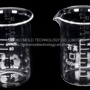Quartz Material Beaker High Type Low Type 5ml~50ml High Quality Quartz Glass Laboratory Ware thumbnail-3
